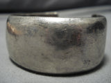 Marvelous Vintage Navajo Sterling Silver Native American Bracelet Cuff Old-Nativo Arts