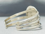 Monument Valley Turquoise Native American Navajo Sterling Silver Signed Bracelet-Nativo Arts