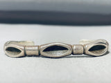 Very Important Vintage Native American Navajo Kenneth Begay Sterling Silver Bracelet-Nativo Arts