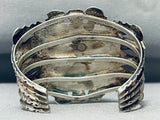 One Of The Best Ever Vintage Native American Navajo Sugulite Sterling Silver Bracelet-Nativo Arts