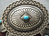 Important Cal Martinez Vintage Native American Navajo Turquoise Sterling Silver Concho Belt-Nativo Arts