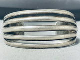 Rare Vintage Native American Navajo Sterling Silver Bracelet-Nativo Arts