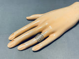 Advanced Workmanship Vintage Native American Navajo Sterling Silver Shank Ring-Nativo Arts