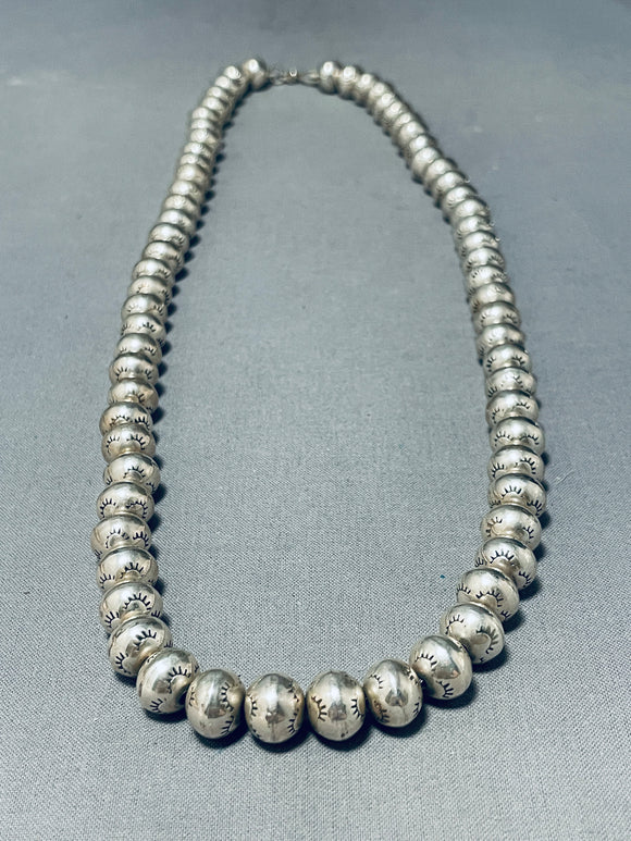 Sterling Silver Bubble Bead Necklace For Sale at 1stDibs | sterling silver  & hematite necklace large ball statement jewellery women's, bubble and bead