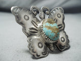Picturesque Navajo #8 Turquoise Mine Sterling Silver Ring Native American-Nativo Arts