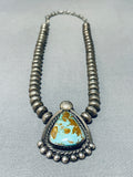 Drop Dead Gorgeous Vintage Native American Navajo Royston Turquoise Sterling Silver Necklace-Nativo Arts