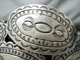 Incredible Vintage Navajo Sterling Silver Concho Belt Old Native American-Nativo Arts