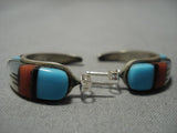 Beautiful Vintage Navajo Turquoise Sterling Silver Native American Jewelry Earrings-Nativo Arts