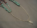 Beautiful Vintage Santo Domingo Turquoise Shell Necklace-Nativo Arts