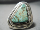Impressive Vintage Native American Navajo Royston Turquoise Sterling Silver Ring-Nativo Arts