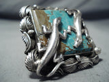 Incredible San Felipe #8 Turquoise Mine Sterling Silver Ring Native American-Nativo Arts