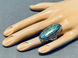The Best Gil Nelson Vintage Native American Navajo Turquoise Inlay Sterling Silver Ring-Nativo Arts