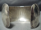 Spectacular Vintage Navajo Sterling Silver Bracelet Native American Old-Nativo Arts
