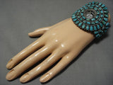Best Vintage Native American Navajo Larry Moses Begay Turquoise Kachina Sterling Silver Bracelet-Nativo Arts