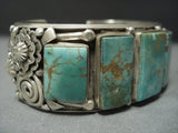 Best Vintage Navajo Ben Begaye Navajo Royston Turquoise Sterling Native American Jewelry Silver Bracelet-Nativo Arts
