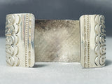Expert Work Vintage Native American Navajo Huge Sterling Silver Bracelet-Nativo Arts