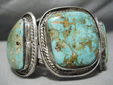 One Of The Best Vintage Native American Navajo Royston Turquoise Sterling Silver Bracelet Old-Nativo Arts