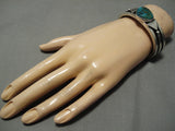 Important Jeanette Dale Vintage Native American Navajo Sterling Silver Bracelet Cuff-Nativo Arts