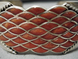 Striking Vintage Zuni Native American Sterling Silver Bracelet-Nativo Arts