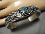 Important Darrell Cadman Vintage Native American Navajo Sterling Silver Bracelet-Nativo Arts