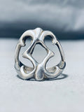 Swirl Thorn Vintage Navajo Sterling Native American Ring-Nativo Arts