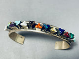 Important Vintage Native American Zuni Lloyd Tsalabutie Turquoise Sterling Silver Bracelet-Nativo Arts