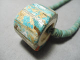 Native American Unbelievable Vintage Santo Domingo Royston Turquoise Necklace Old-Nativo Arts