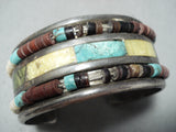 Charles Loloma Student Vintage Native American Navajo Turquoise Sterling Silver Bracelet-Nativo Arts