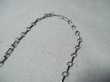 Unbelievable Navajo Sterling Silver Old Coin Necklace Native American-Nativo Arts