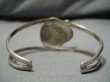 Stunning Vintage Native American Navajo Blouder Royston Turquoise Sterling Silver Bracelet-Nativo Arts