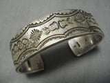 Marvelous Vintage Navajo Heavy Sterling Silver Native American Bracelet-Nativo Arts