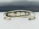 Excellent Vintage Native American Navajo 5 Morenci Turquoise Sterling Silver Bracelet-Nativo Arts
