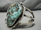 Incredible!! Vintage Native American Navajo Royston Turquoise Sterling Silver Bracelet Old-Nativo Arts