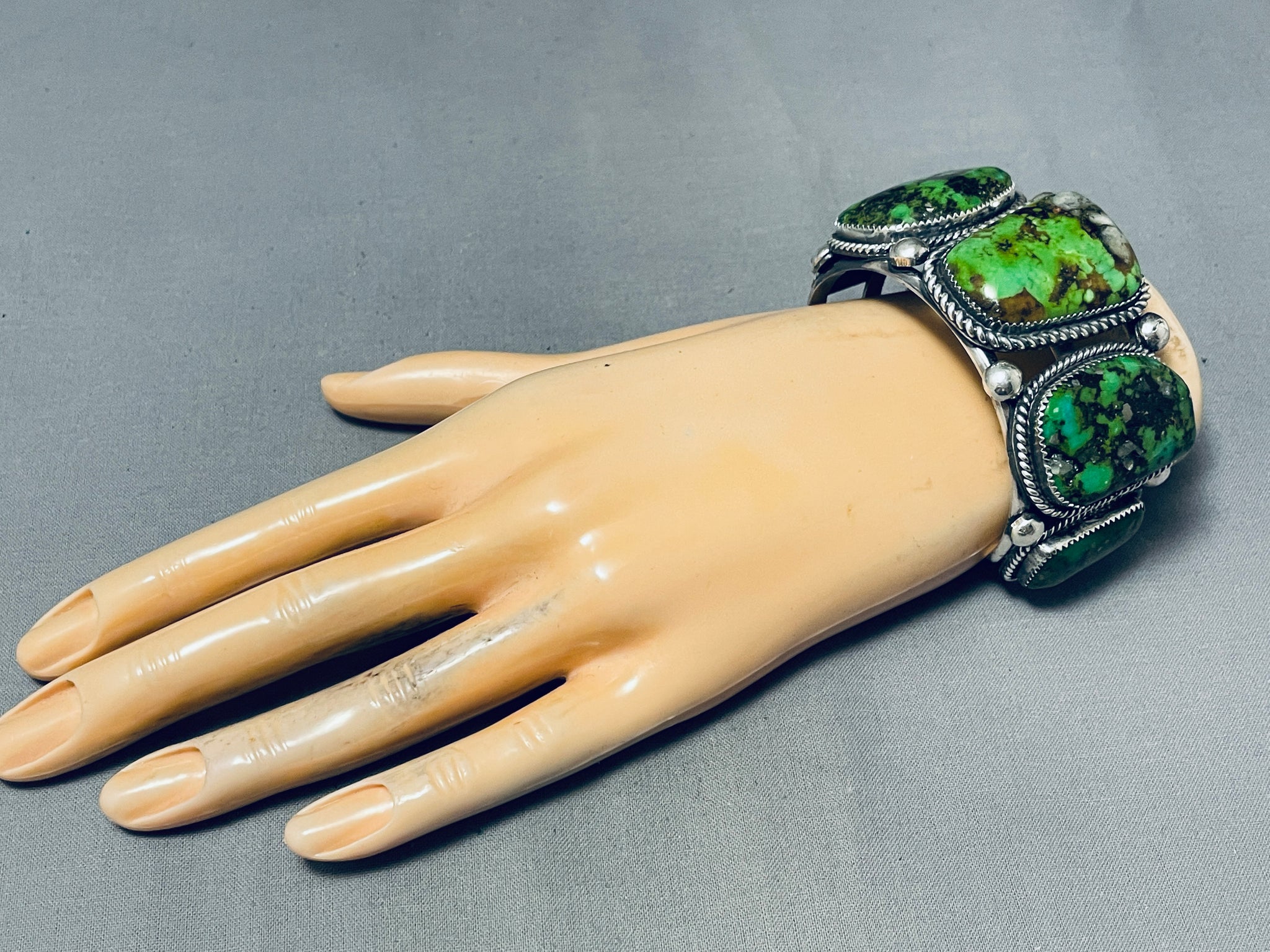 Best Vintage Native American Navajo Orvil Jack Mine Turquoise