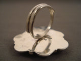 Big Cute Heart Of Love Spiny Oyster Sterling Native American Jewelry Silver Navajo Ring-Nativo Arts