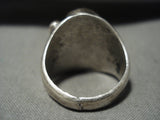 Big Men's Vintage Navajo Royston Turquoise Duel Stone Native American Jewelry Silver Ring Old-Nativo Arts