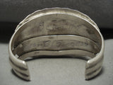 Big Old Pawn Vintage Navajo Natural Turquoise Native American Jewelry Silver Bracelet Old-Nativo Arts