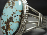 Breathtaking Vintage Native American Jewelry Navajo Sterling Silver Double Border Bracelet Old Cuff-Nativo Arts