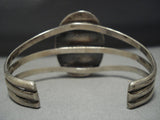 Breathtaking Vintage Native American Jewelry Navajo Sterling Silver Turquoise Bracelet-Nativo Arts