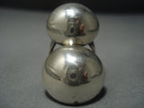Bulbous Huge Vintage Navajo Sterling Native American Jewelry Silver Ring Old-Nativo Arts
