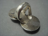 Bulbous Huge Vintage Navajo Sterling Native American Jewelry Silver Ring Old-Nativo Arts