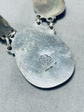 Best Terr Goodluck Vintage Native American Navajo Turquoise Sterling Silver Necklace-Nativo Arts