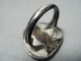Eye-catching Vintage Native American Navajo Royston Turquoise Sterling Silver Ring-Nativo Arts