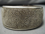 Important Vintage Hopi Art Batala Sterling Silver Native American Bracelet-Nativo Arts