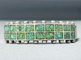 Unique Vintage Native American Navajo Turquoise Sterling Silver Bracelet-Nativo Arts