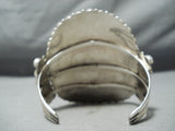 Enormous Native American Navajo Royston Turquoise Cluster Sterling Silver Bracelet-Nativo Arts