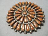 Quality Vintage Zuni Native American Sterling Silver Native American Pin-Nativo Arts