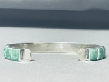 Important Federico Jimenez Turquoise Sterling Silver Bracelet-Nativo Arts