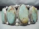 Nez Native American Navajo Royston Turquoise Sterling Silver Bracelet-Nativo Arts