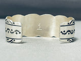 Fabulous Vintage Native American Navajo Morenci Turquoise Sterling Silver Bracelet-Nativo Arts